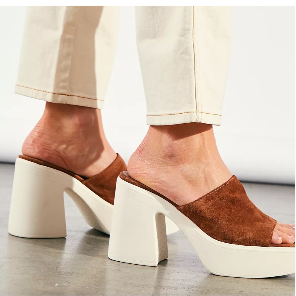 Free People Zoe Platform — Brown